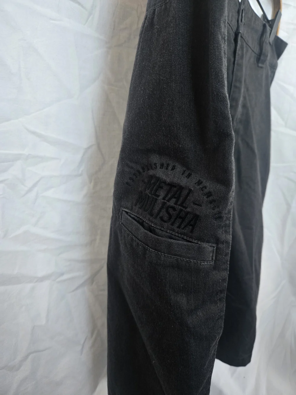 Metal Mulisha Men's Charcoal Gray Flat Front Chino Shorts